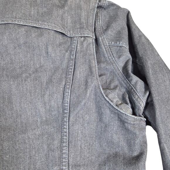 Levis Commuter Pro Denim Men's Trucker Jacket Indigo Blue Men’s XL Vented Hooded - Picture 5 of 16